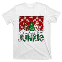 Christmas Tree Junkie Christmas Tree Cakes Junkie Christmas T-Shirt