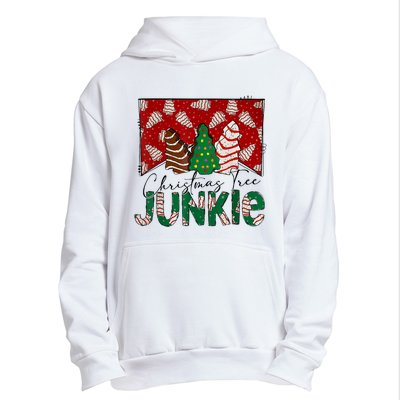 Christmas Tree Junkie Christmas Tree Cakes Junkie Christmas Urban Pullover Hoodie