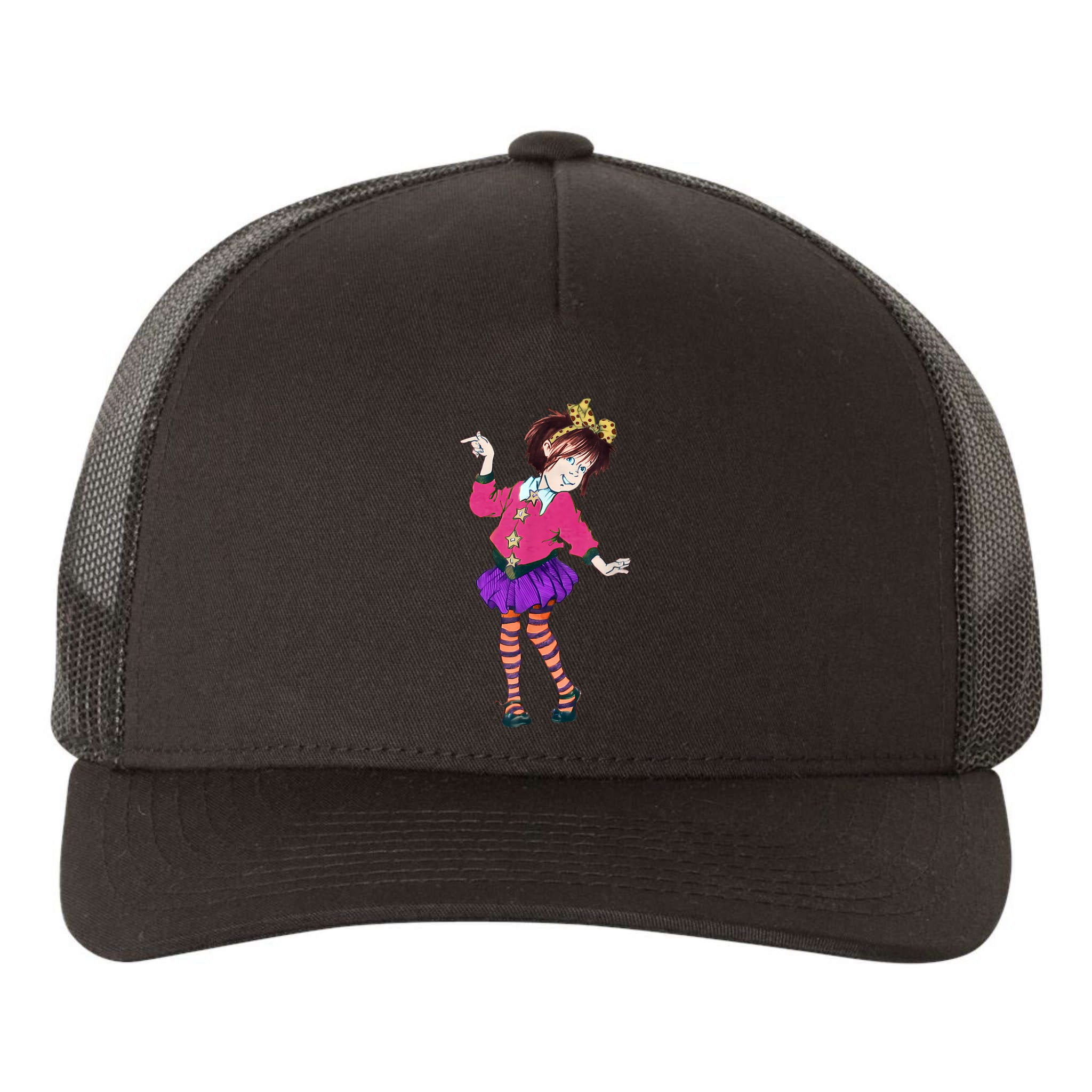 Cute Teacher Junie B Childrens Book Back Jones To School Yupoong Adult 5-Panel Trucker Hat