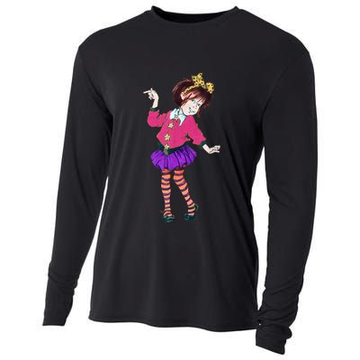 Cute Teacher Junie B Childrens Book Back Jones To School Cooling Performance Long Sleeve Crew