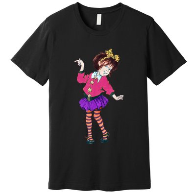Cute Teacher Junie B Childrens Book Back Jones To School Premium T-Shirt