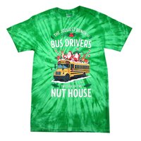 Christmas The Jolliest Bunch Of Bus Driver This Side Of The Nut House Gift Tie-Dye T-Shirt