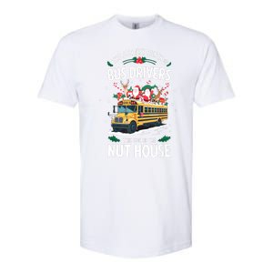 Christmas The Jolliest Bunch Of Bus Driver This Side Of The Nut House Gift Softstyle CVC T-Shirt