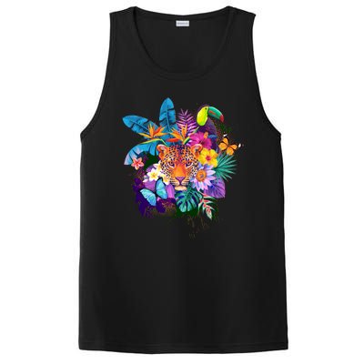 Colorful Tropical Jungle Animals PosiCharge Competitor Tank