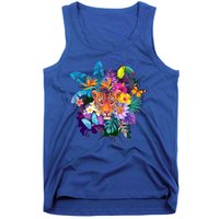 Colorful Tropical Jungle Animals Tank Top