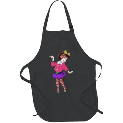 Cute Teacher Junie B Childrens Book Back Jones to School  Full-Length Apron With Pockets