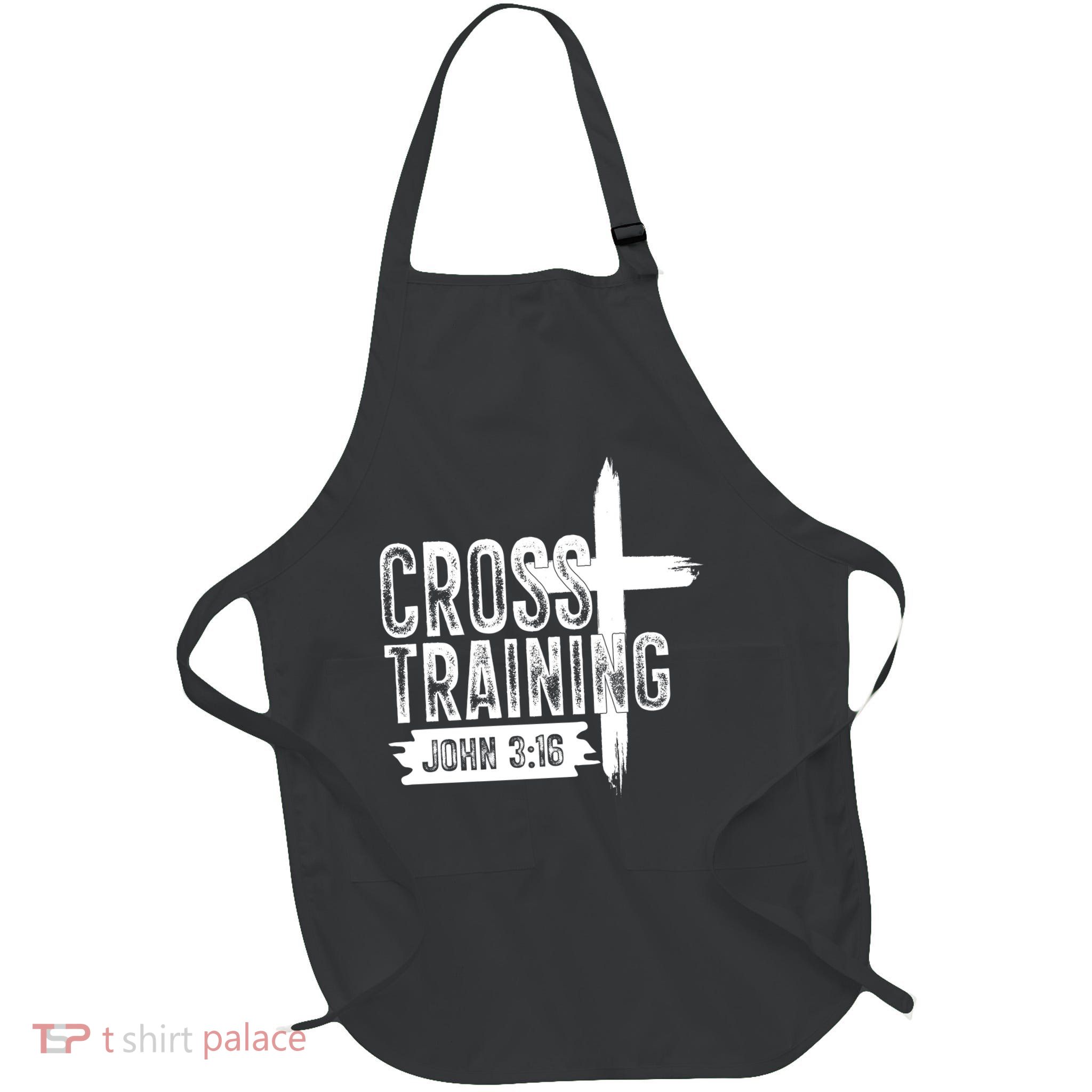 Cross Training John 3:16 Full-Length Apron With Pockets