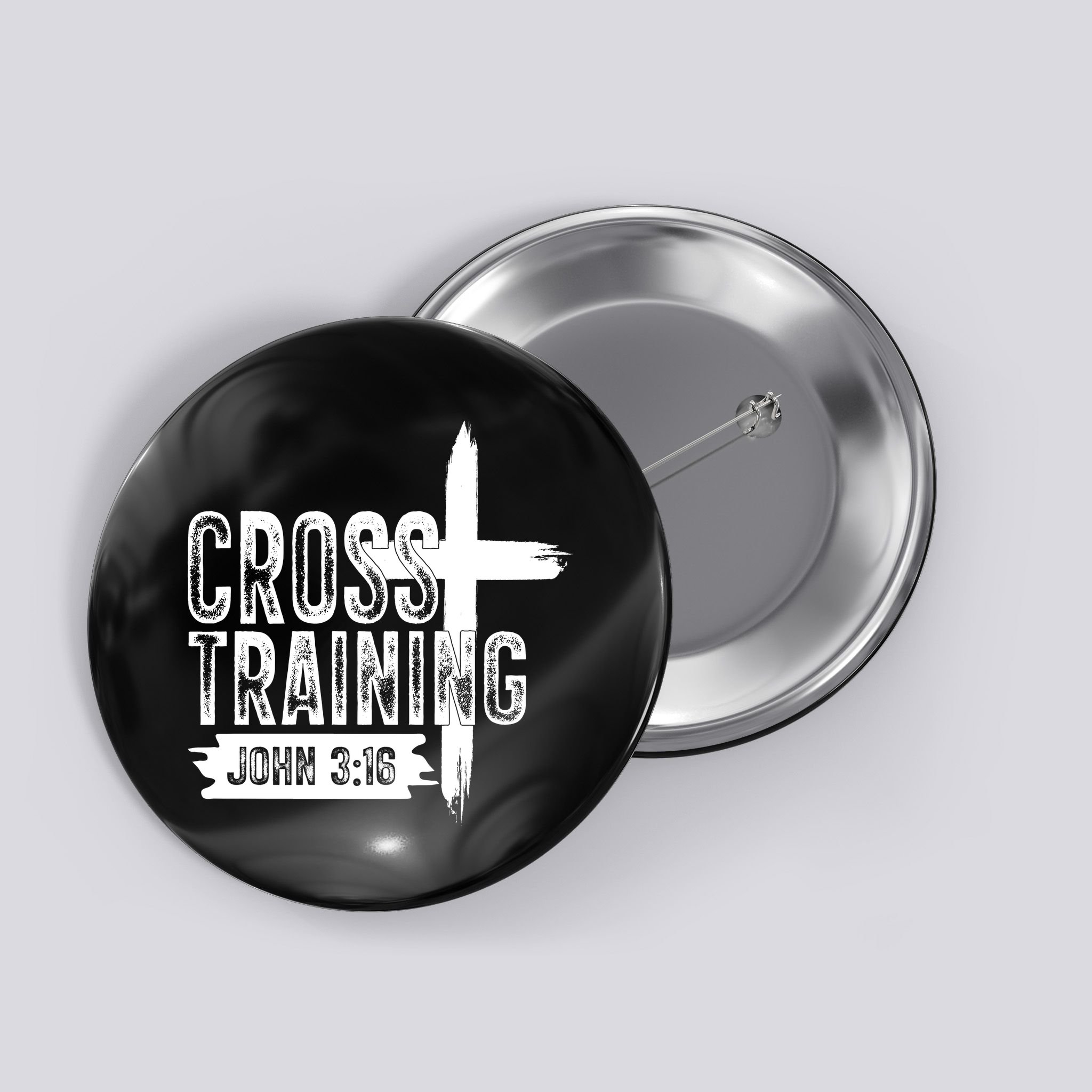 Cross Training John 3:16 Button