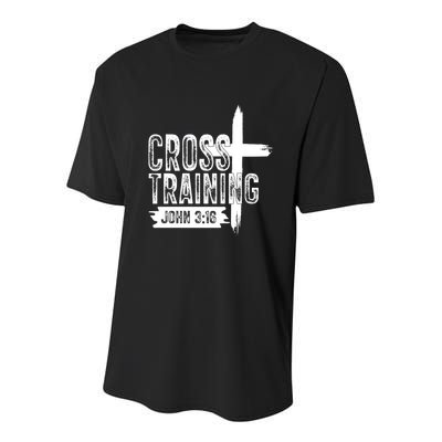 Cross Training John 3:16 Youth Performance Sprint T-Shirt