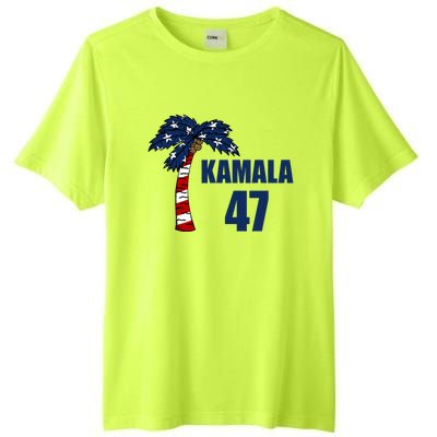 Coconut Tree Kamala 47 Usa Flag Tall Fusion ChromaSoft Performance T-Shirt