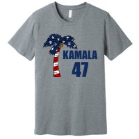 Coconut Tree Kamala 47 Usa Flag Premium T-Shirt