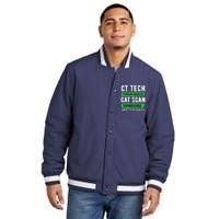 Ct Tech Known As Cat Scan Radiologic Technologist Insulated Varsity Jacket