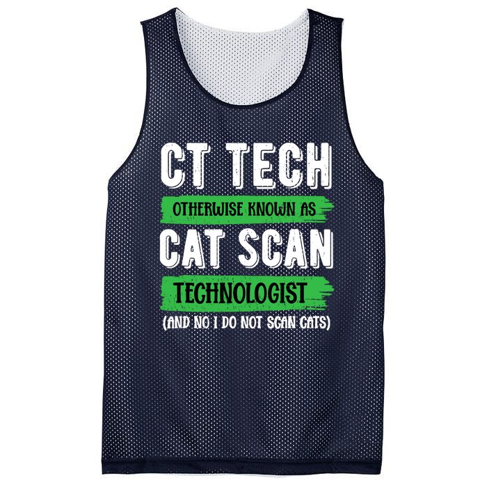 Ct Tech Known As Cat Scan Radiologic Technologist Mesh Reversible Basketball Jersey Tank