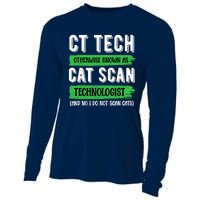 Ct Tech Known As Cat Scan Radiologic Technologist Cooling Performance Long Sleeve Crew