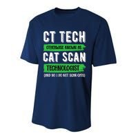 Ct Tech Known As Cat Scan Radiologic Technologist Performance Sprint T-Shirt