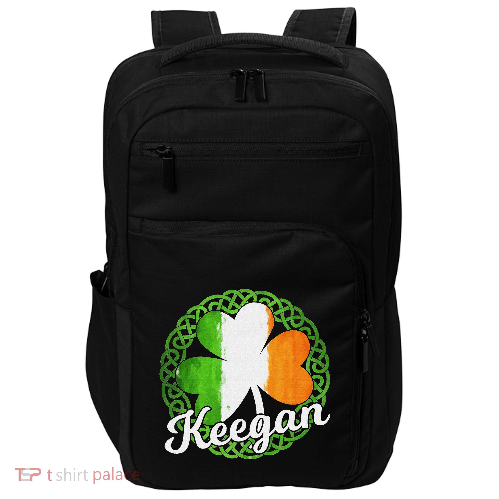 Celtic Theme Keegan Irish Family Name Impact Tech Backpack