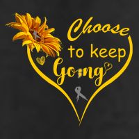 Choose To Keep Going Brain Cancer Awareness Adult Drive Performance Visor