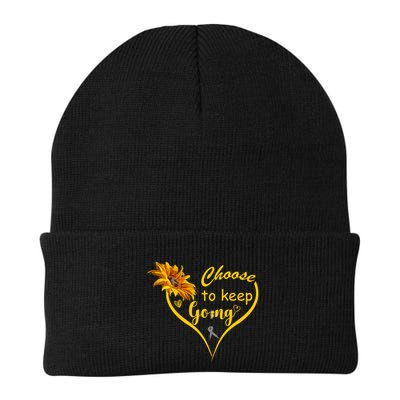 Choose To Keep Going Brain Cancer Awareness Beanie