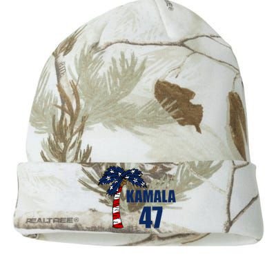 Coconut Tree Kamala 47 Usa Flag Kati Licensed 12" Camo Beanie