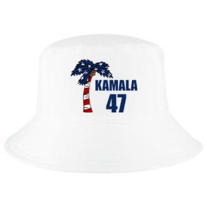 Coconut Tree Kamala 47 Usa Flag Cool Comfort Performance Bucket Hat