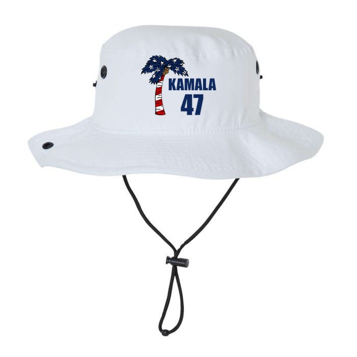 Coconut Tree Kamala 47 Usa Flag Legacy Cool Fit Booney Bucket Hat