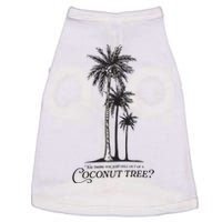 Coconut Tree Kamala Harris Funny Coconut Tree Doggie Tank