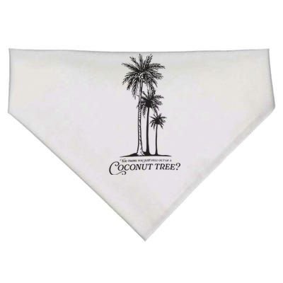 Coconut Tree Kamala Harris Funny Coconut Tree USA-Made Doggie Bandana