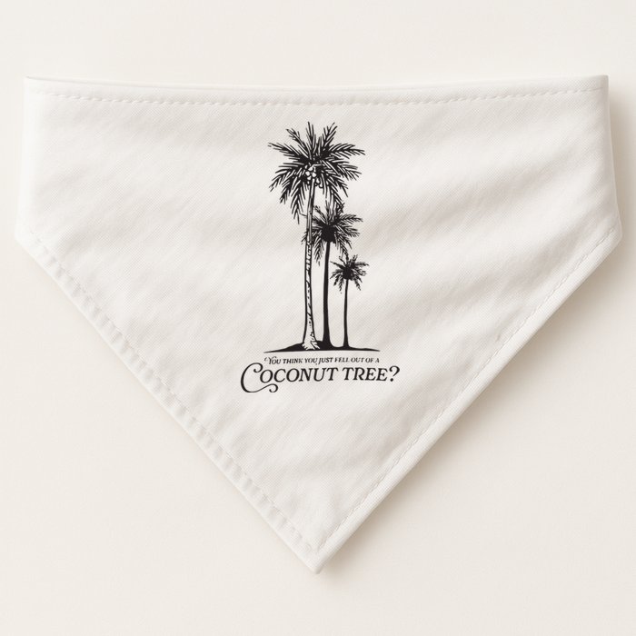 Coconut Tree Kamala Harris Funny Coconut Tree USA-Made Doggie Bandana