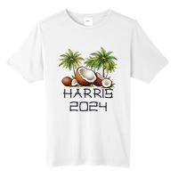 Coconut Tree Kamala Harris 2024 President Vote Blue Tall Fusion ChromaSoft Performance T-Shirt