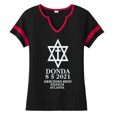 Chris Tyson Kanye West Donda Ladies Halftime Notch Neck Tee