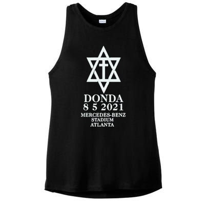 Chris Tyson Kanye West Donda Ladies PosiCharge Tri-Blend Wicking Tank