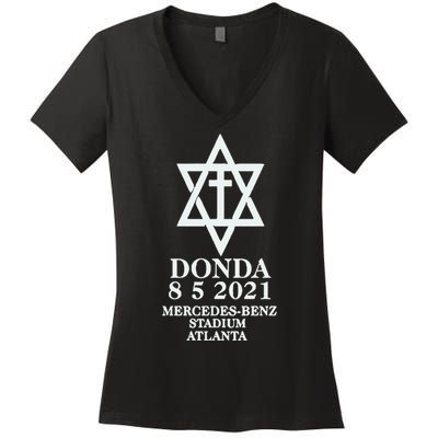 Chris Tyson Kanye West Donda Women's V-Neck T-Shirt