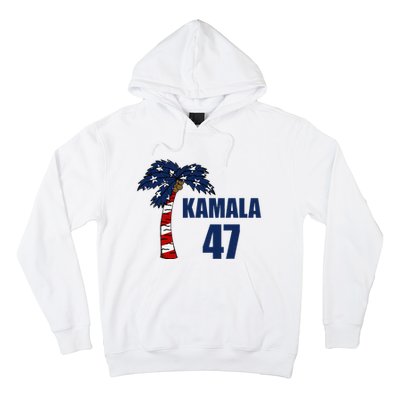 Coconut Tree Kamala 47 Usa Flag Hoodie