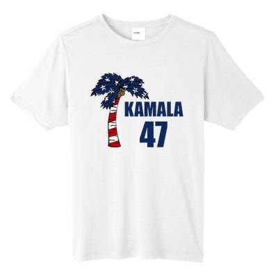 Coconut Tree Kamala 47 Usa Flag Tall Fusion ChromaSoft Performance T-Shirt