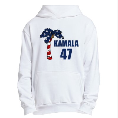 Coconut Tree Kamala 47 Usa Flag Urban Pullover Hoodie