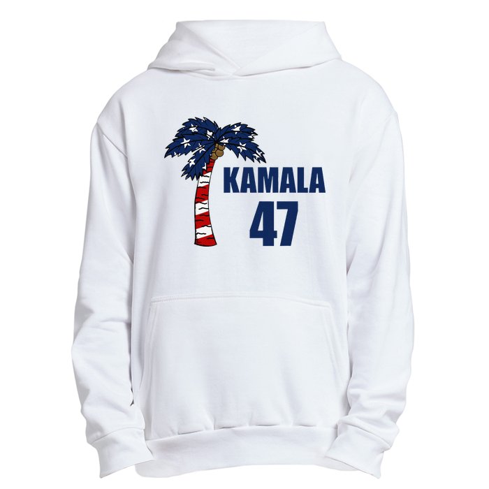 Coconut Tree Kamala 47 Usa Flag Urban Pullover Hoodie