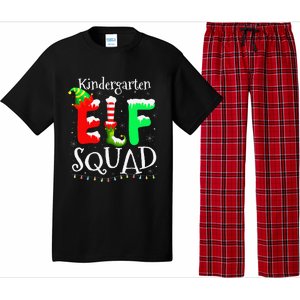 Christmas Teacher Kindergarten Elf Squad Lights Pajama Set