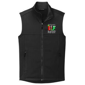 Christmas Teacher Kindergarten Elf Squad Lights Collective Smooth Fleece Vest