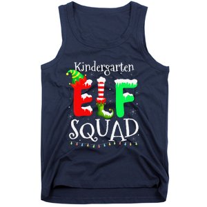 Christmas Teacher Kindergarten Elf Squad Lights Tank Top