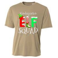 Christmas Teacher Kindergarten Elf Squad Lights Cooling Performance Crew T-Shirt