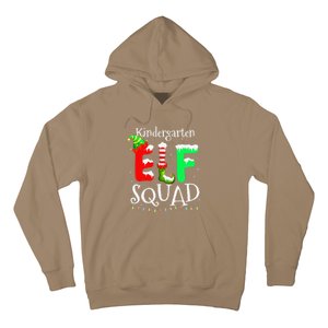 Christmas Teacher Kindergarten Elf Squad Lights Hoodie