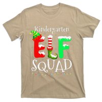 Christmas Teacher Kindergarten Elf Squad Lights T-Shirt