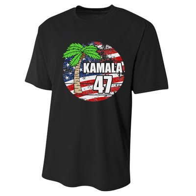 Coconut Tree Kamala 47 Performance Sprint T-Shirt