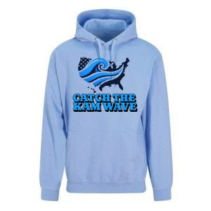 Catch The Kam Wave For Us President Election Vote Kamala Unisex Surf Hoodie