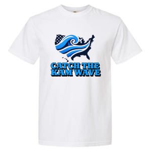 Catch The Kam Wave For Us President Election Vote Kamala Garment-Dyed Heavyweight T-Shirt