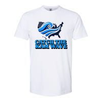 Catch The Kam Wave For Us President Election Vote Kamala Softstyle CVC T-Shirt