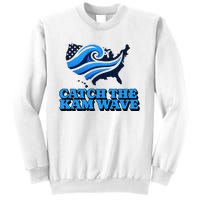 Catch The Kam Wave For Us President Election Vote Kamala Sweatshirt