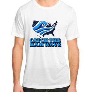 Catch The Kam Wave For Us President Election Vote Kamala Adult ChromaSoft Performance T-Shirt