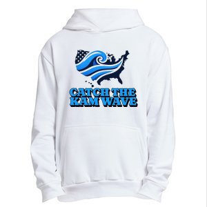 Catch The Kam Wave For Us President Election Vote Kamala Urban Pullover Hoodie