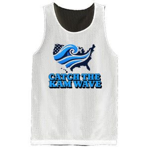 Catch The Kam Wave For Us President Election Vote Kamala Mesh Reversible Basketball Jersey Tank